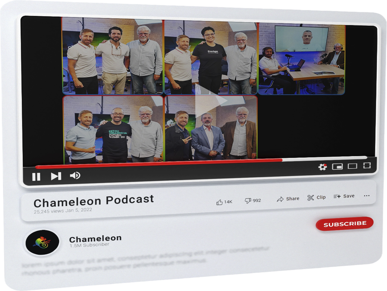 Chameleon Podcast Player
